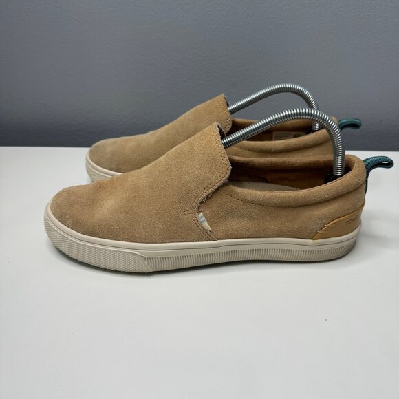 TOMS trvl lite slip on sneakers in honey suede size 9.5 - Picture 4 of 10